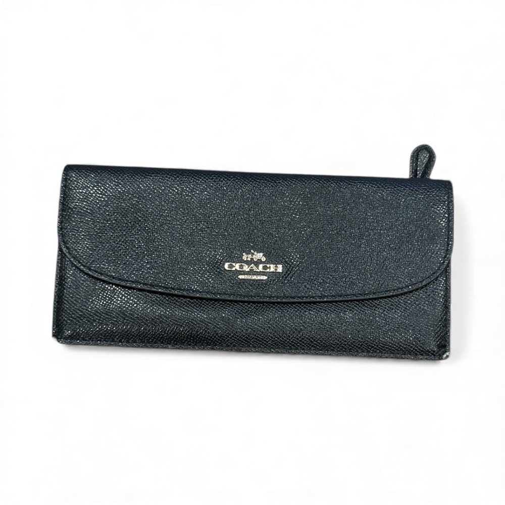 Coach Black Leather Wallet - Picture 2 of 7